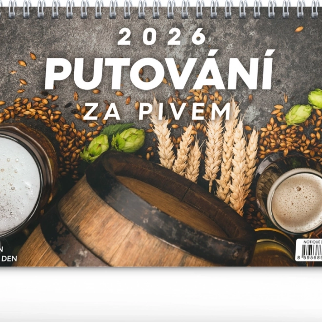Calendario da tavolo Viaggi alla scoperta della Birra 2026