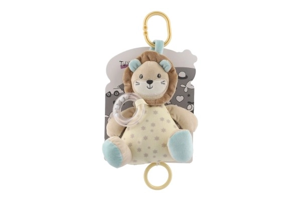 Lev Lion Giocattolo con Carillon e Sonaglio in Peluche