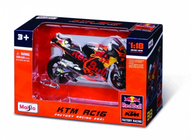 Modello Metallo Moto Red Bull KTM Factory Racing 2021