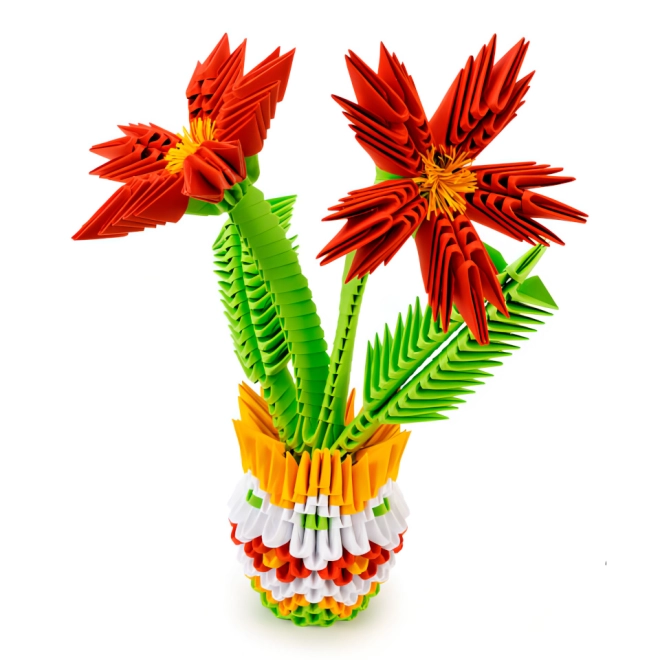 Fiori decorativi in vaso