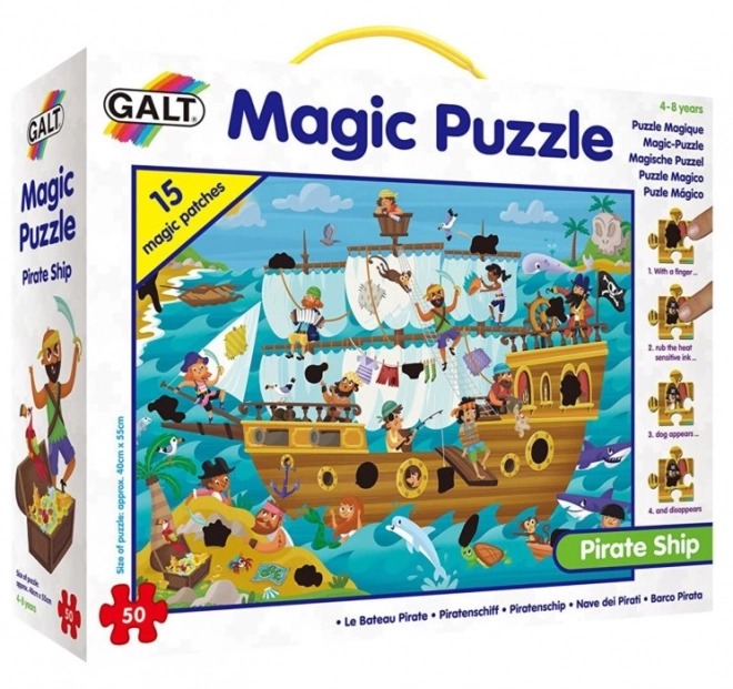 Puzzle Magico Nave dei Pirati 50 Pezzi