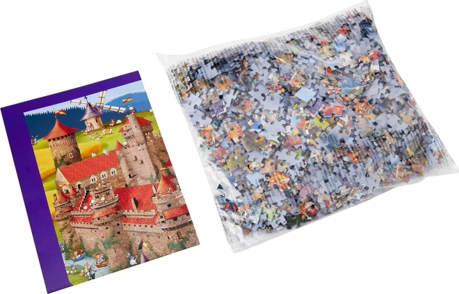 Puzzle HEYE Battaglie dei Conigli 1000 pezzi