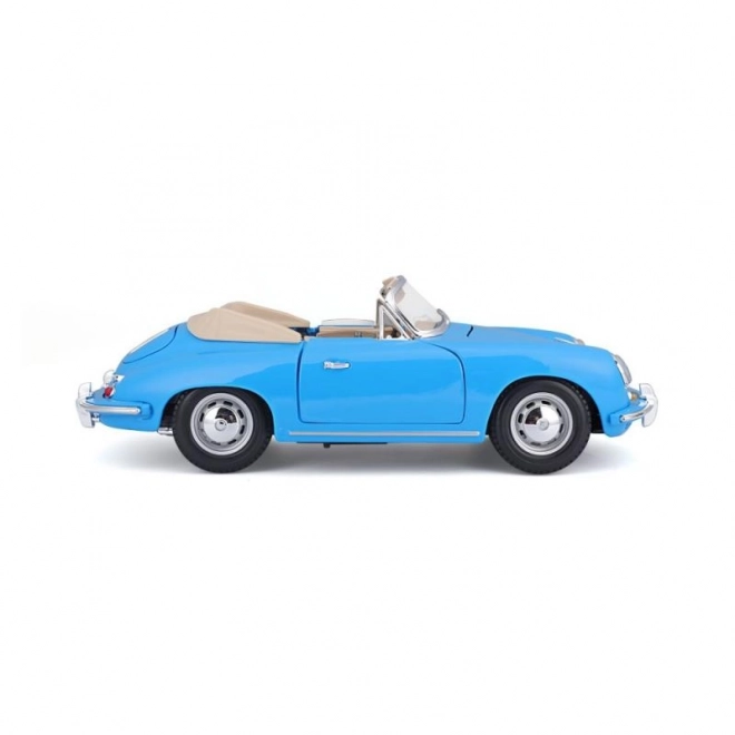 Modellino Porsche 356B Cabriolet 1961 Blu Bburago