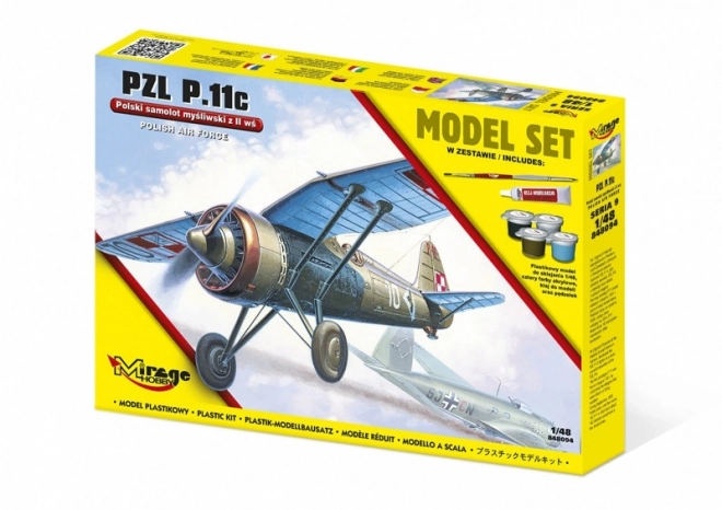 Modello da assemblare PZL P.11c