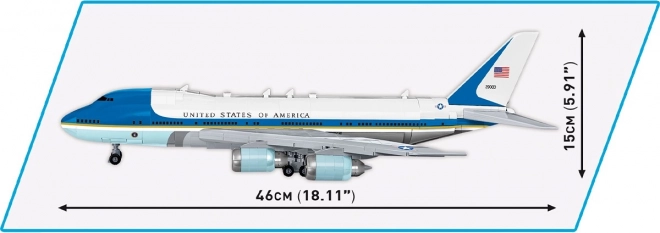 Modello Aereo Air Force One Boeing 747