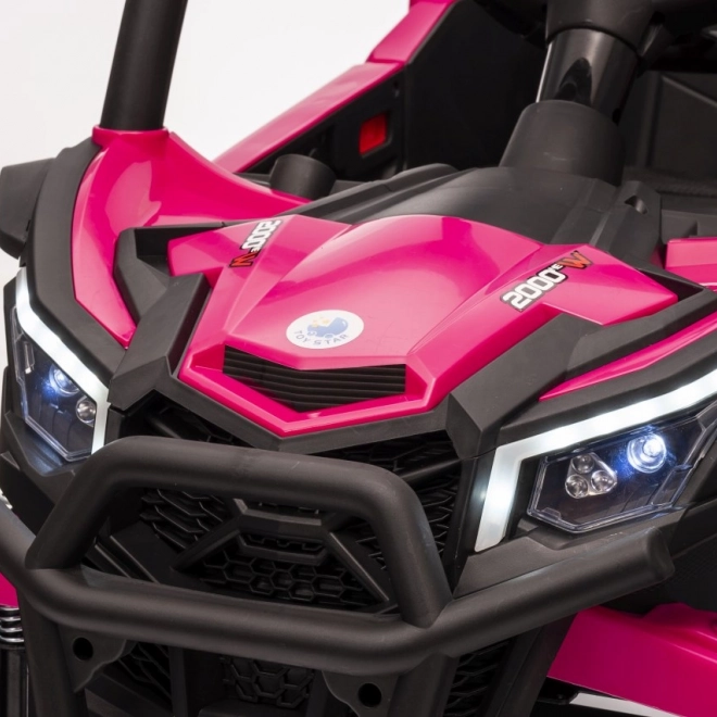 Auto elettrico per bambini Buggy Madman UTV-MX rosa