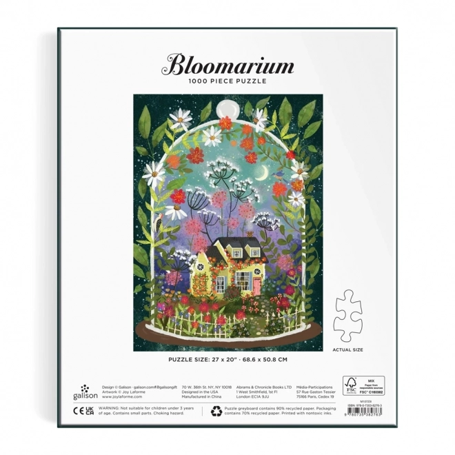 Puzzle giardino fiorito di Joy Laforme - 1000 pezzi