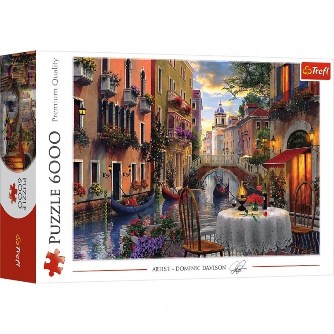 Puzzle cena romantica 6000 pezzi