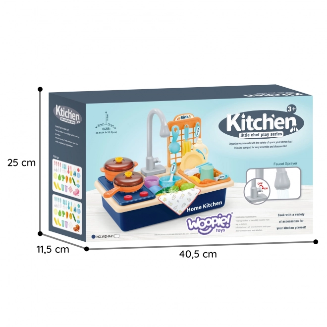 Cucina e Lavello Giocattolo per Bambini WOOPIE