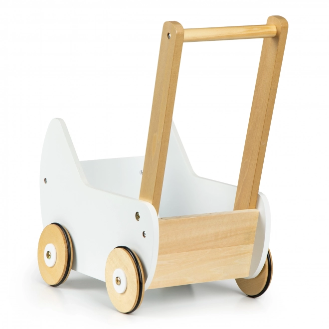 Passeggino in legno per bambole ECOTOYS