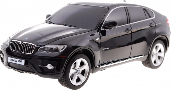 BMW X6 nera modello RASTAR 1:24 SUV radiocomandato + telecomando