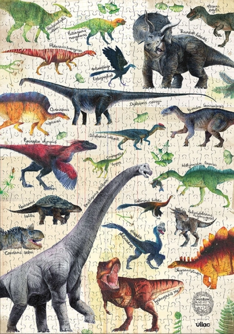 Puzzle dinosauri 500 pezzi