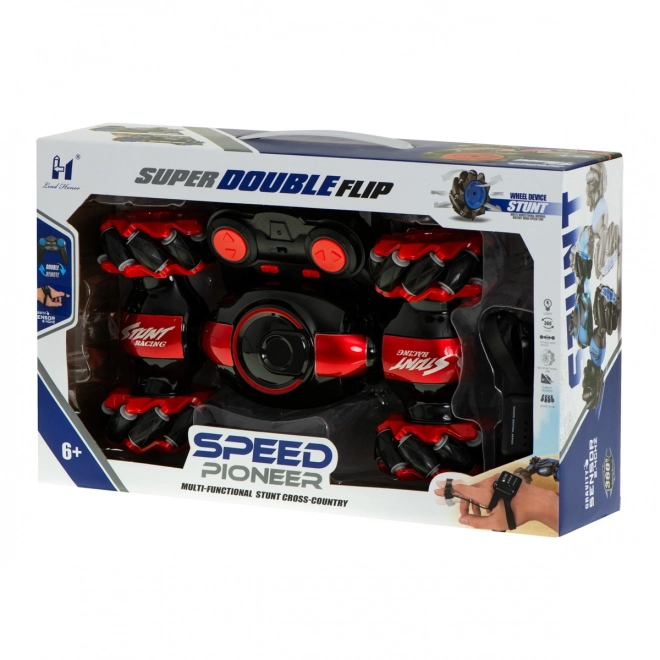 Auto acrobatico telecomandato RC Speed Pioneer 360 gradi rosso