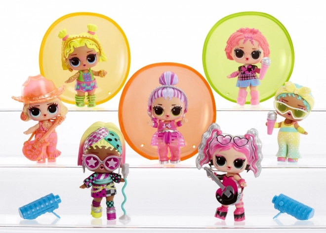 Bambola L.O.L. Surprise Pop Star Neon Con 12 Pezzi