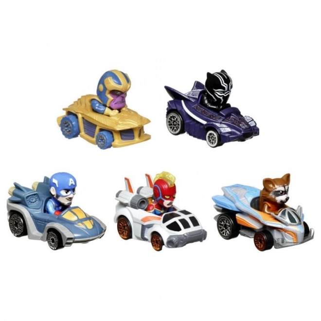 Set 5 Macchinine Racerverse di Hot Wheels Marvel