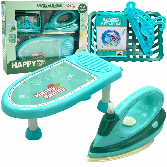 Set da stiro 2 in 1 con asse e ferro da stiro WOOPIE