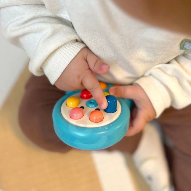 WOOPIE Gioco di abilità Martello Talpa con Corda Polpo Verde 2 in 1