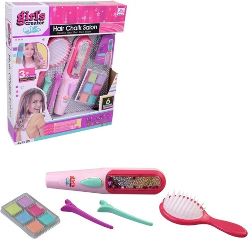 Set studio per capelli per tingere e decorare i capelli per bambini