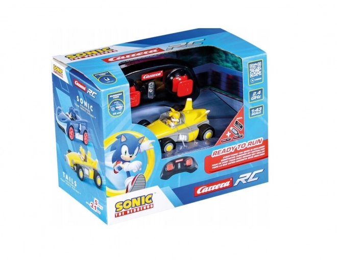 Team Sonic Mini RC Tails Macchinina 1:43