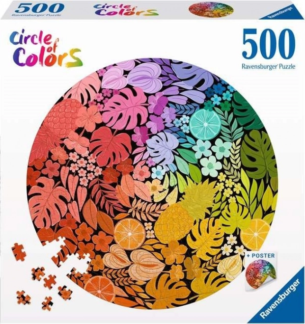 Puzzle Circolare Tropical 500 Pezzi