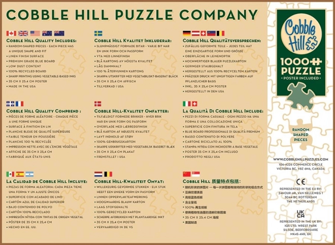 Puzzle Case sul Mare COBBLE HILL 1000 Pezzi
