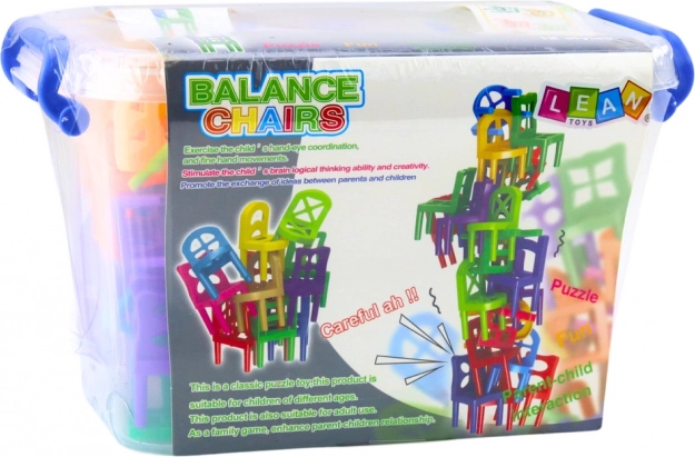 Gioco di abilità Sedie a bilico 48 pezzi
