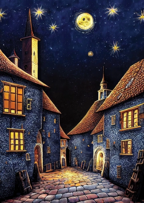 Notte medievale Khan puzzle 500 pezzi