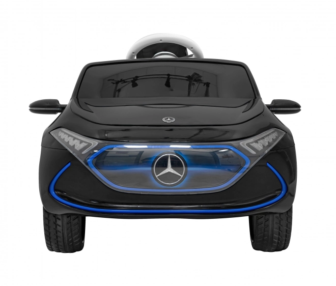 Mercedes Benz AMG EQA per bambini nero + Telecomando + Cinture di sicurezza a 5 punti + EVA + Display MP3 + LED