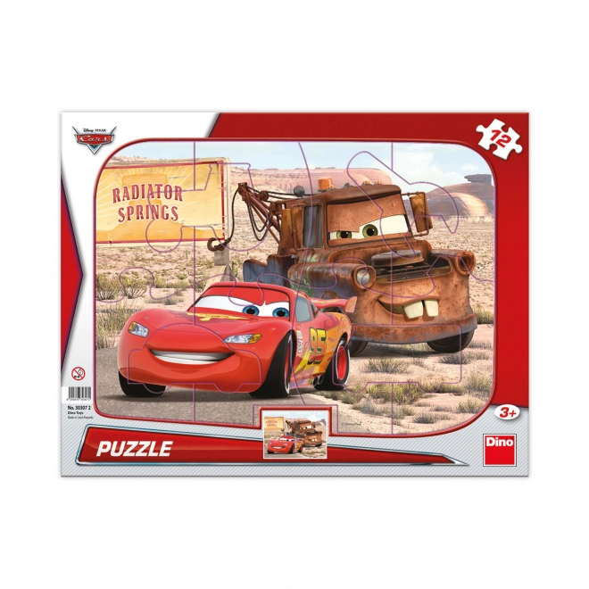 Puzzle Dino Cars: Saetta McQueen e Cricchetto