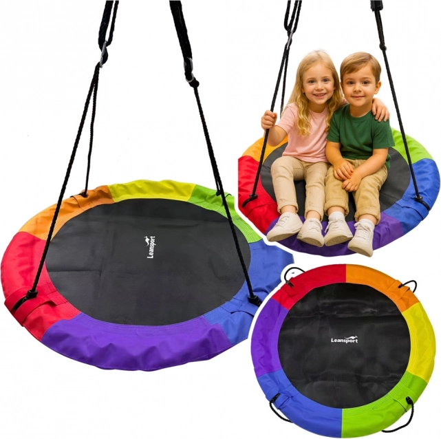 Altalena da giardino colorata per bambini Nido di Cicogna 100 cm