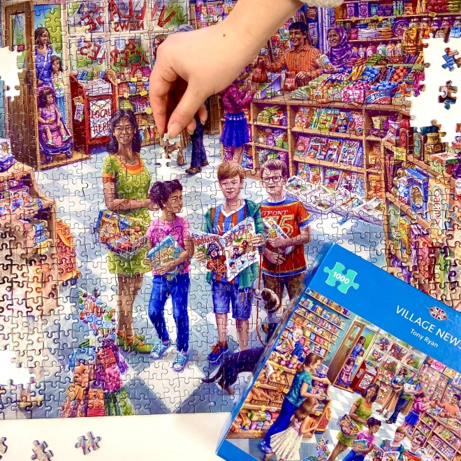 Puzzle Notizie dal villaggio 1000 pezzi