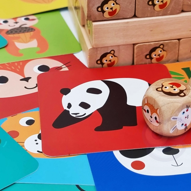 Gioco di legno Jenga Animali TOOKY TOY