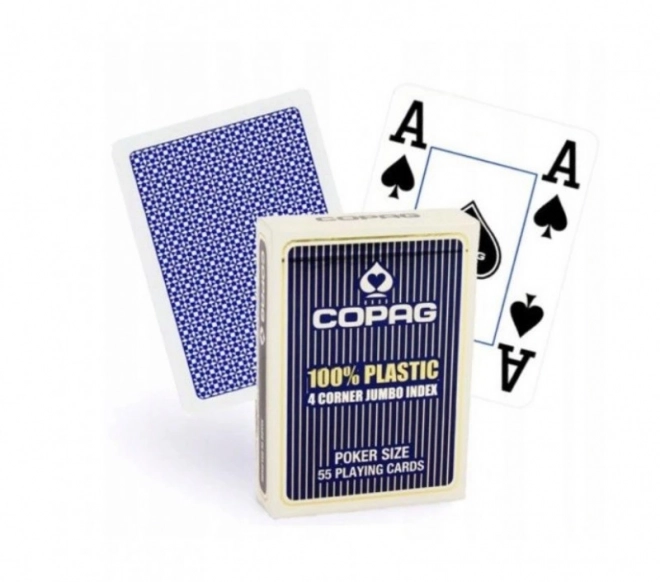 Carte da Poker in Plastica con Indice Grande