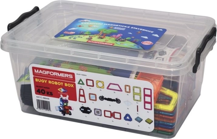 Costruzioni magnetiche Magformers Buggy Robot Box 40 pezzi