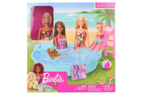 Barbie con piscina