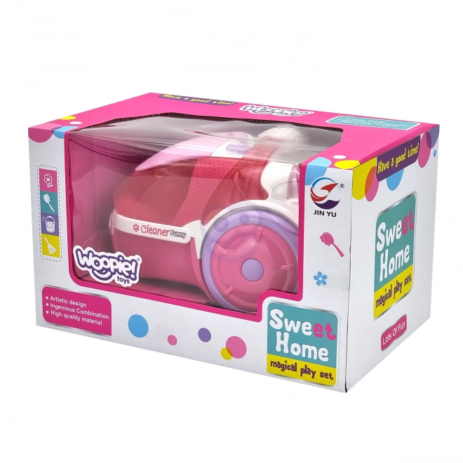 Aspirapolvere rosa per bambini Woopie