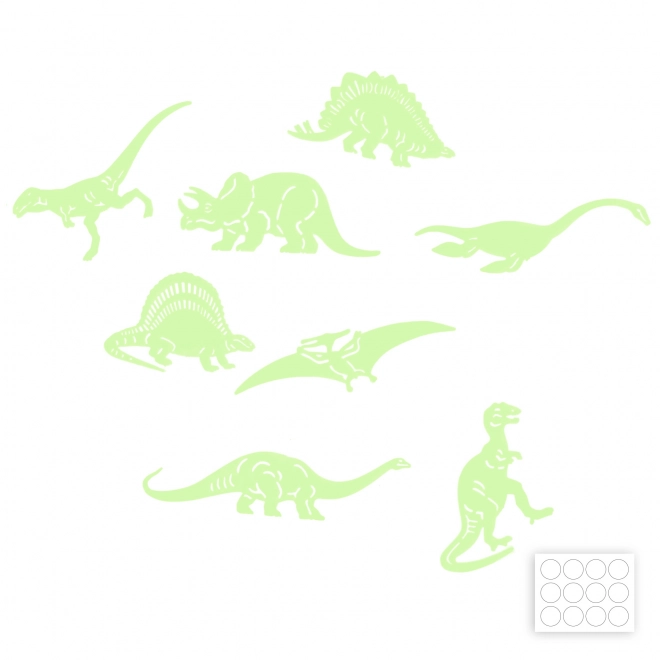 Adesivi da parete Dinosauri Luminosi