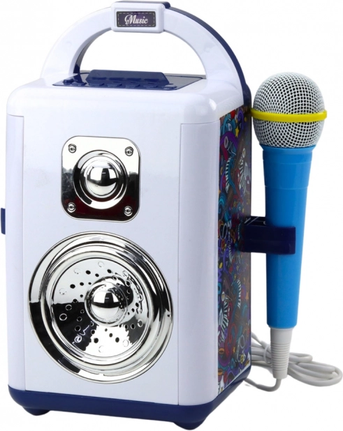 Set musicale interattivo con microfono e luci LED