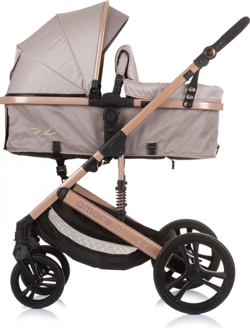 Passeggino combinato Amore 2 in 1 Chipolino Jungle – Macadamia