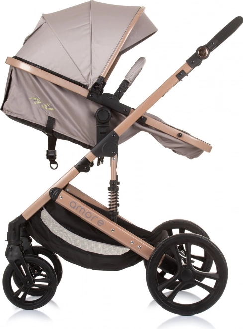 Passeggino combinato Amore 2 in 1 Chipolino Jungle – Macadamia