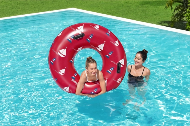 Ciambella da nuoto con squali blu Bestway – barche e fari