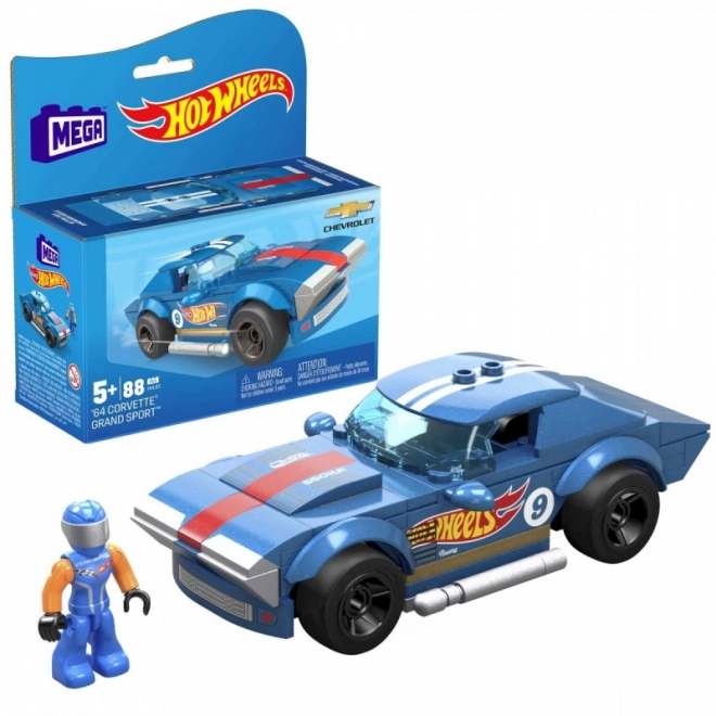 Set Costruzioni Auto Da Corsa Corvette Hot Wheels