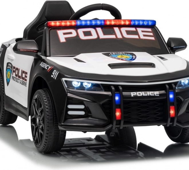 auto della polizia nero 911 Agenzia
