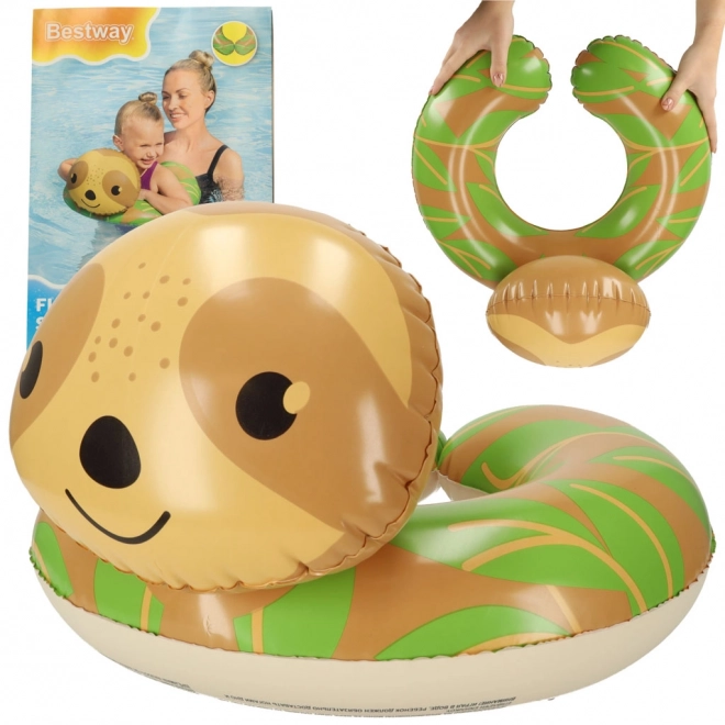 Ciambella da nuoto gonfiabile con bradipo Bestway