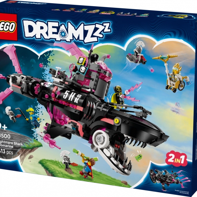 Squalo-sottomarino LEGO DREAMZzz degli incubi