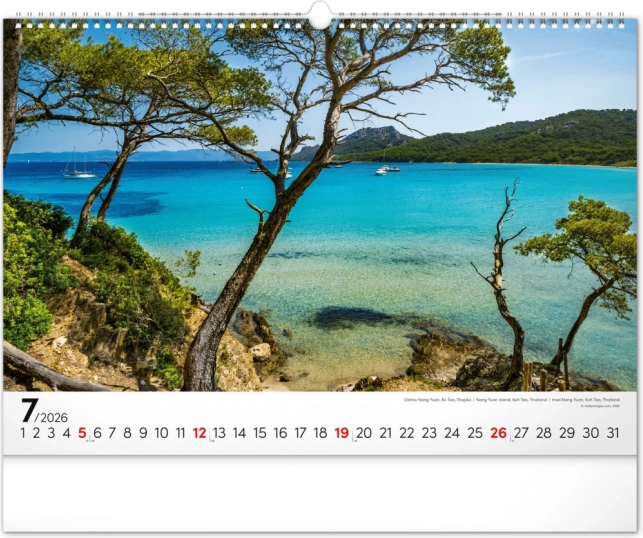 Calendario da parete Mare 2026