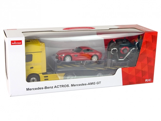 Camioncino R/C Mercedes-Benz Giallo e Rosso