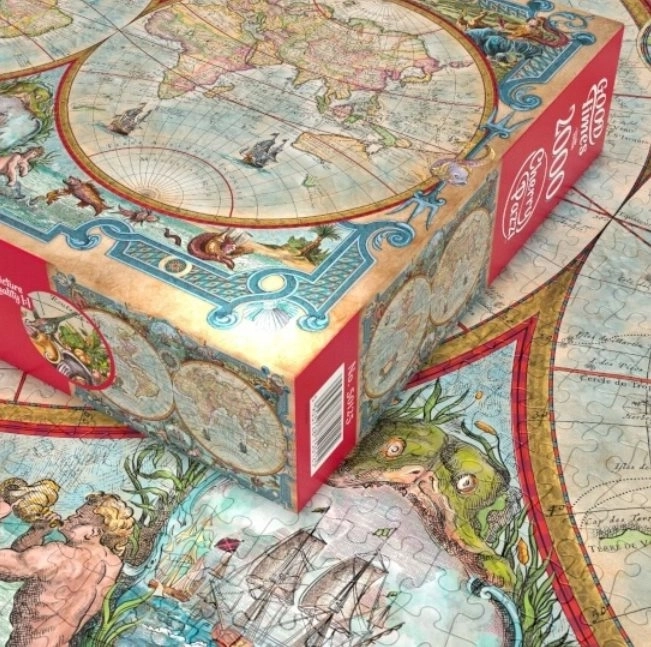 Puzzle Mappa del Mondo delle Grandi Scoperte 2000 Pezzi