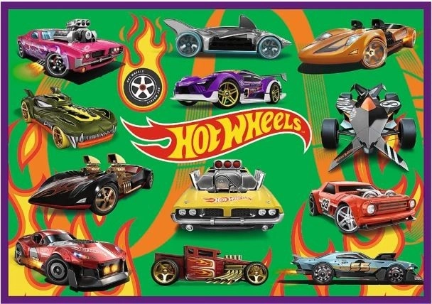 Puzzle 4x250 Hot Wheels Auto Da Corsa