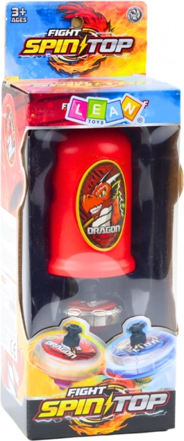 Set Lanciatore e Disco Volante Drago Rosso